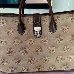 Dooney & Bourke Tan and Brown Purse